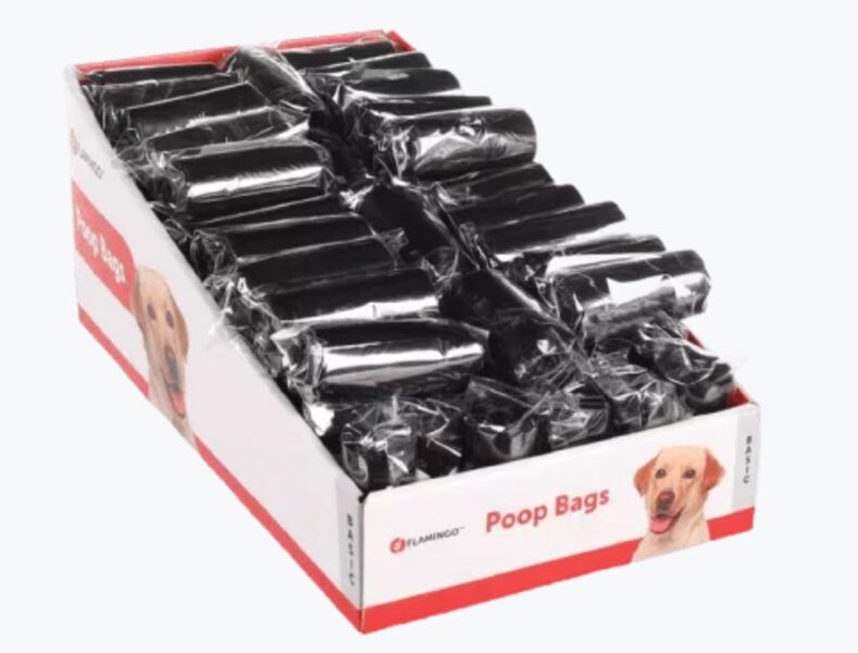 Ekskrementu savākšanas maisiņi “BASIC” melns N1x15 512799