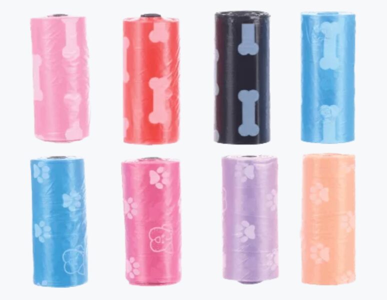 Ekskrementu savākšanas maisiņi “BONES-PAWS” krāsu asorti N1x15 517567