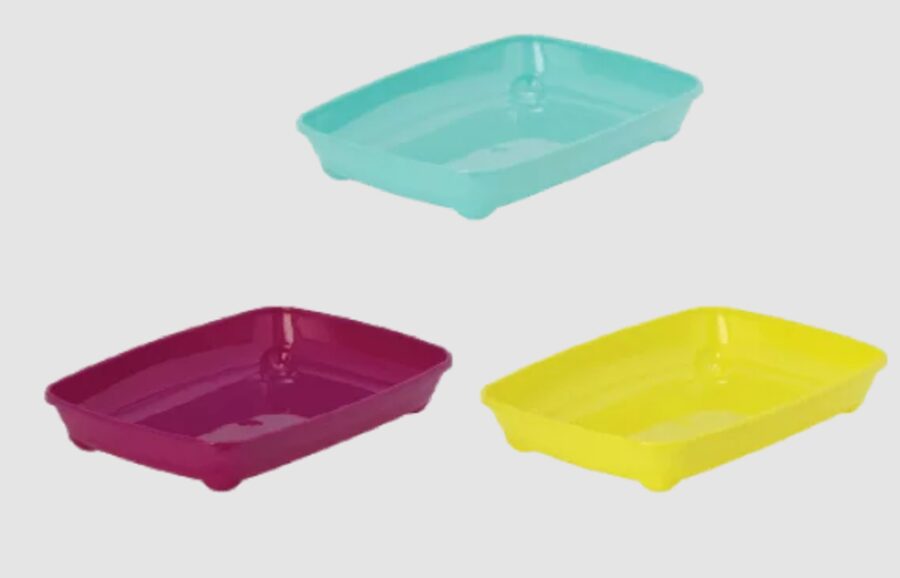 Tualete kaķiem “HAWAI” ar apmali krāsu asorti 38x50x14cm 560719