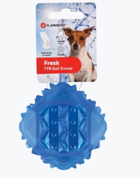 Rotaļlieta suņiem DT TPR fresk snowy ball 8.3 cm 520574