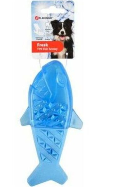 Rotaļlieta suņiem DT TPR Fresk snowy fish blue 18 cm 520576