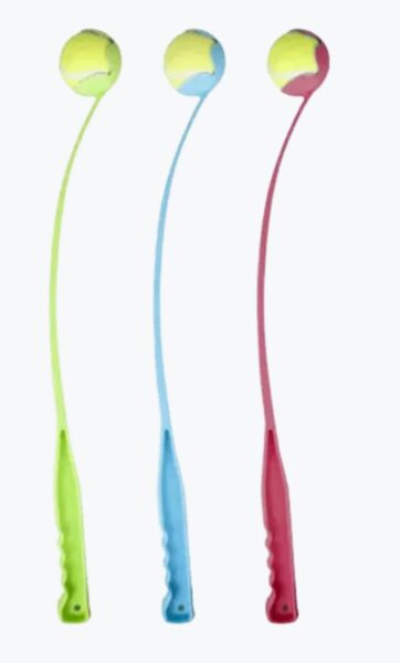 FLMG rotaļlieta suņiem linga 65 cm kr. asorti ar tenisa bumbiņu, iep.3 501991