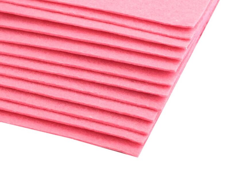 Craft Felt Sheets 20x30 cm pink middle