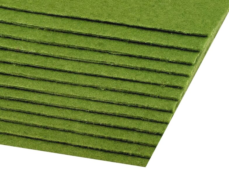 Filcis 20x30cm komplekts zaļš