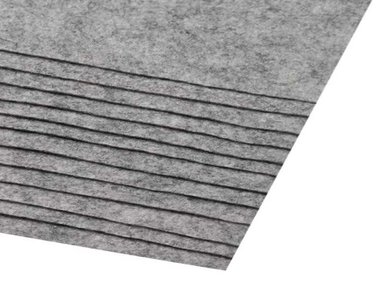 Filcis 20x30cm komplekts pelēks