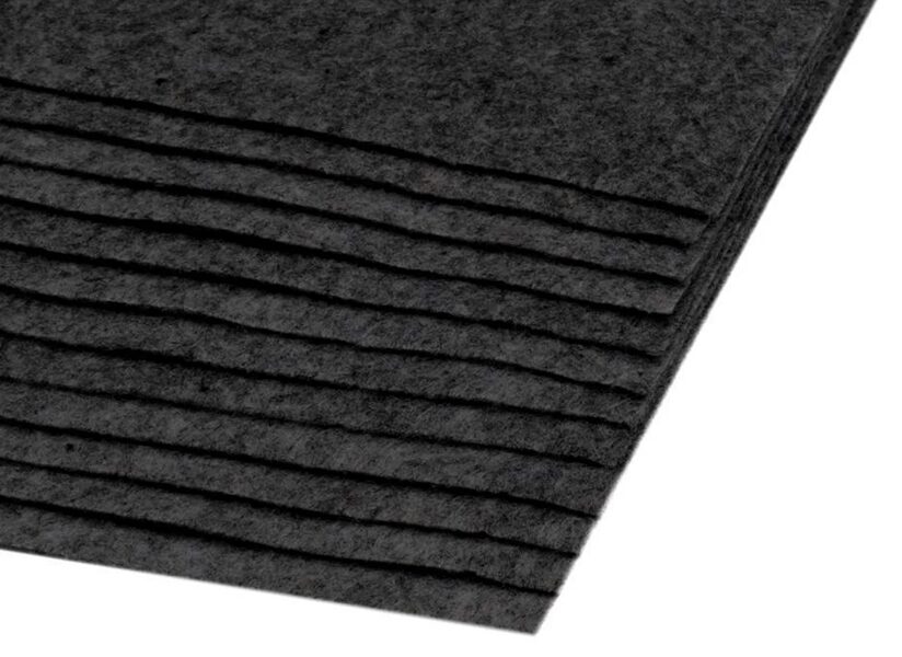 Filcis 20x30cm komplekts tumši pelēks