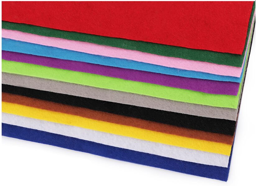 Filcis 20x30cm komplekts 6 mix (uz vietas)