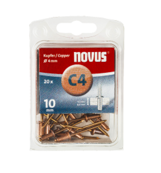 Novus kniedes A4x10 Varš 20 gab