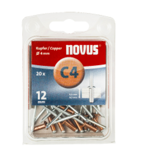 Novus kniedes A4x12 Vara 30 gab