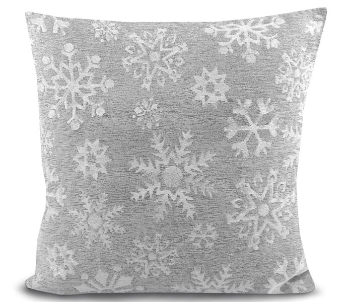 Spilvens / Spilvendrāna 45x45cm Sirds, Sniegpārsla