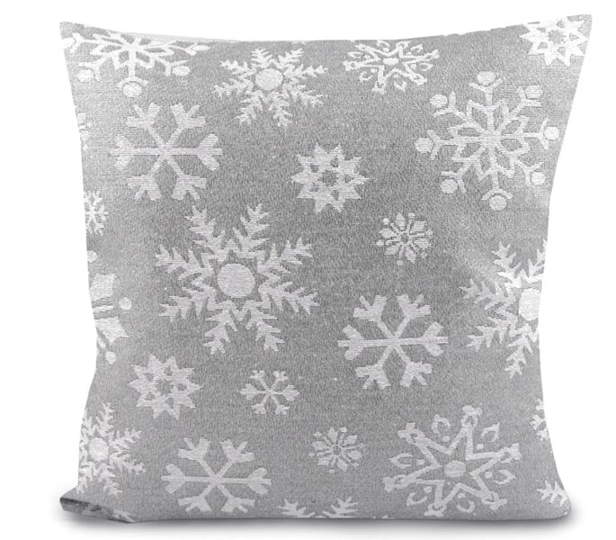 Spilvens / Spilvendrāna 45x45cm Sirds, Sniegpārsla