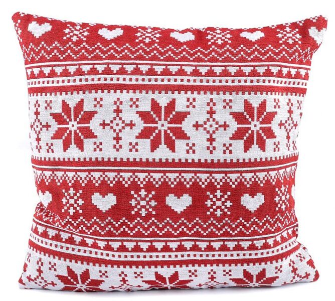 Ziemassvētku spilvendrāna 45x45cm