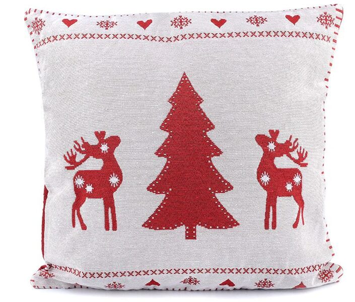 Ziemassvētku spilvendrāna 45x45 cm