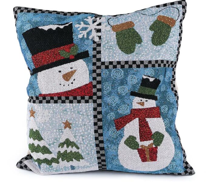 Ziemassvētku gobelēna spilvens / spilvendrāna 44x44cm