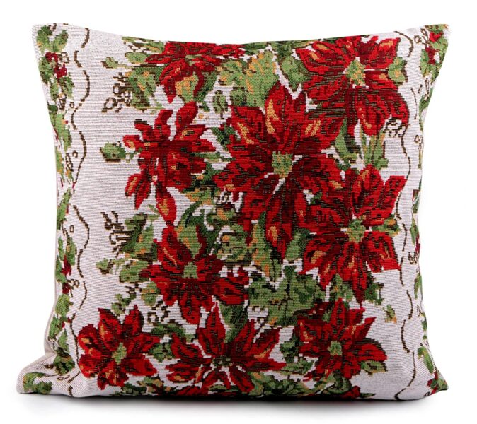 Ziemassvētku gobelēna spilvendrāna 46x46cm