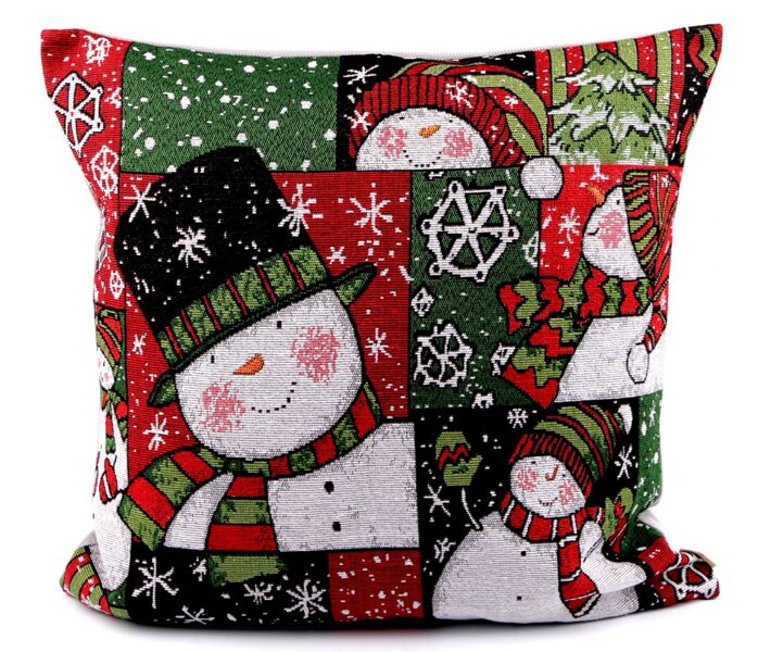 Ziemassvētku gobelēna spilvendrāna 46x46cm