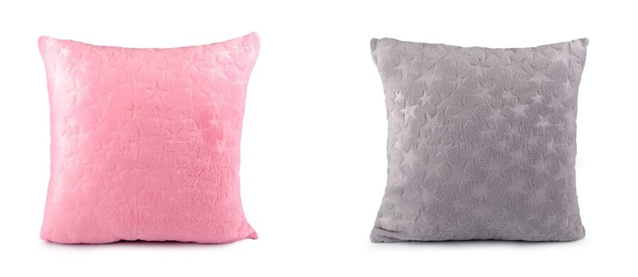 Minky spilvens/spilvendrāna, zvaigznes 45x45cm