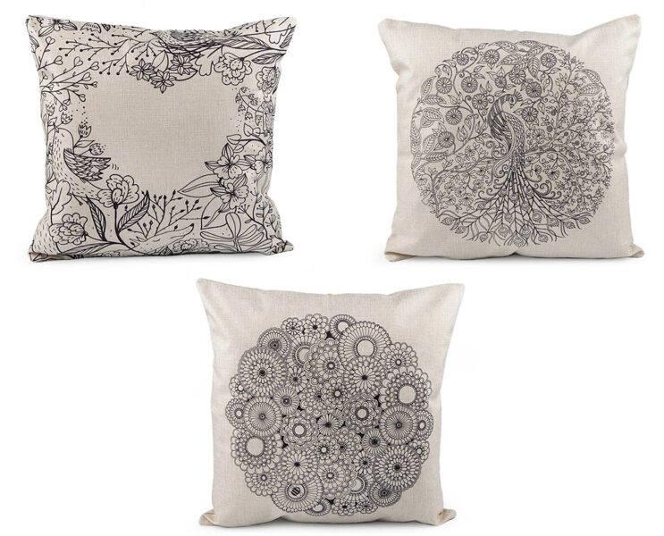 Spilvena/spilvendrāna priekš DIY Craft 44x44 cm