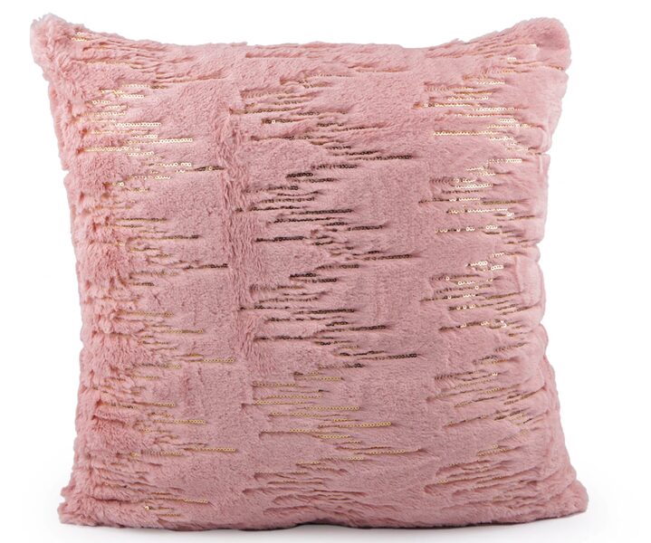 Plīša spilvena pārvalks 45x45cm