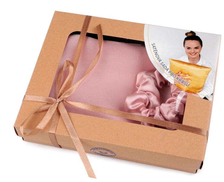 Guļamkomplekts - Satīna spilvendrāna un matu gumija