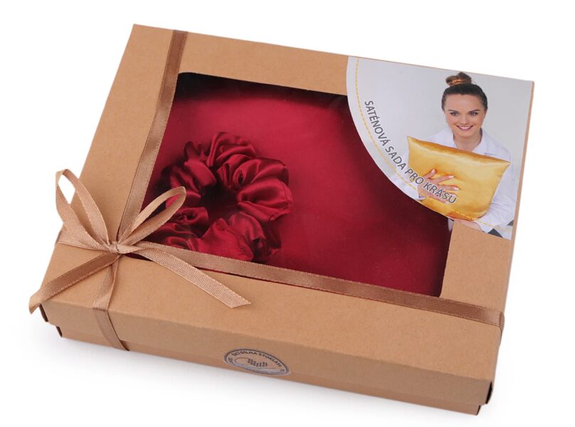 Guļamkomplekts - Satīna spilvendrāna un matu gumija