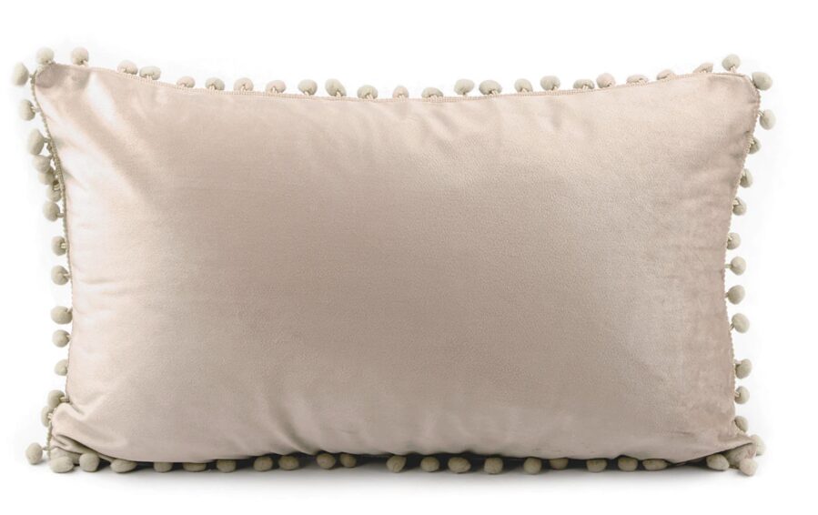 Samta spilvendrāna ar pomām 30x50cm