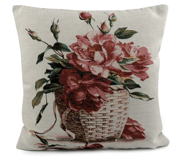 Gobelēns Spilvendrāna - Roze 45x45cm