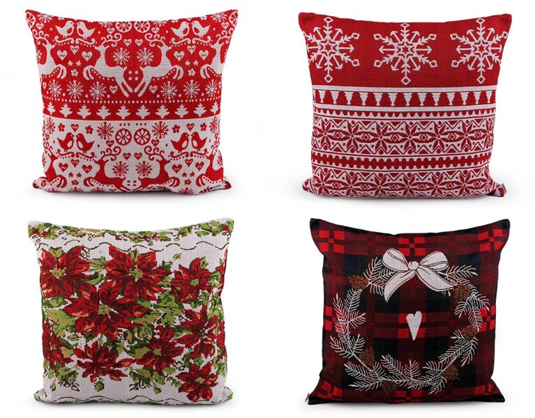 Ziemassvētku gobelēna spilvens / spilvendrāna 45x45cm