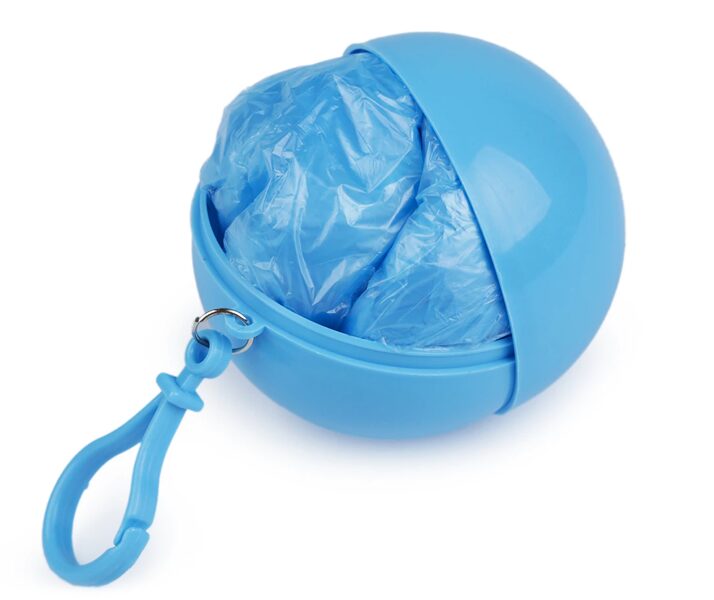 Vienreizējās lietošanas lietusmētelis / lietus pončo ar āķi, pārnēsājama bumba