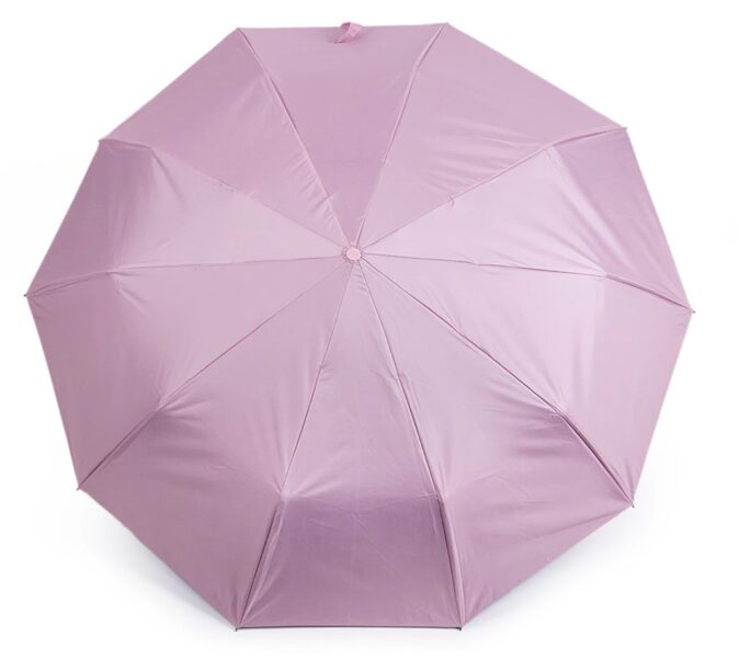 Saliekams lietussargs ar LED gaismu rokturī