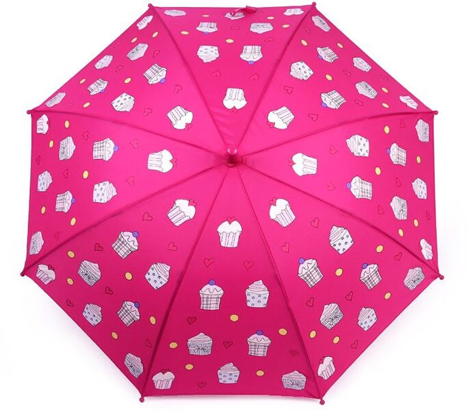 Bērnu lietussargs ar krāsu maiņas efektu