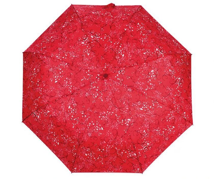  Dāmu automātiski atverams saliekamais lietussargs