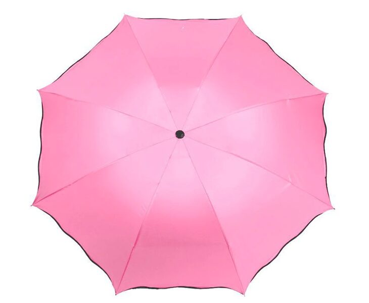 Dāmu saliekams burvju lietussargs