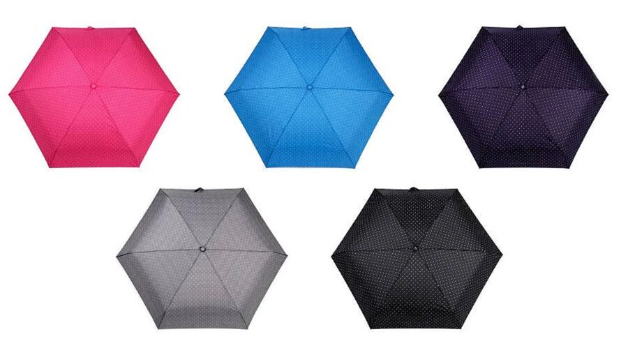 Dāmu saliekams mazais lietussargs