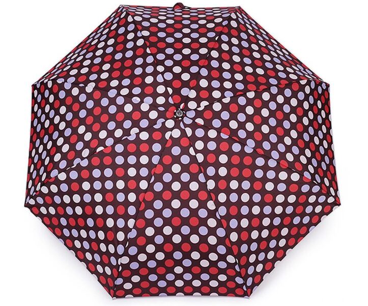 Sieviešu mini saliekamais lietussargs Polka Dot