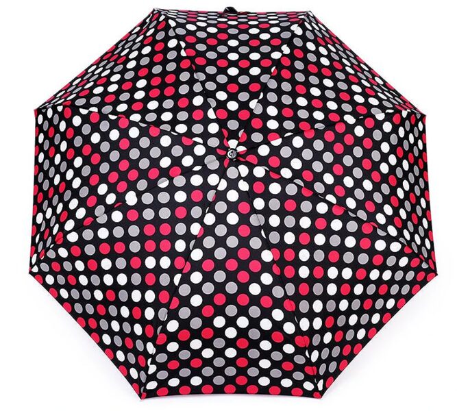 Sieviešu mini saliekamais lietussargs Polka Dot