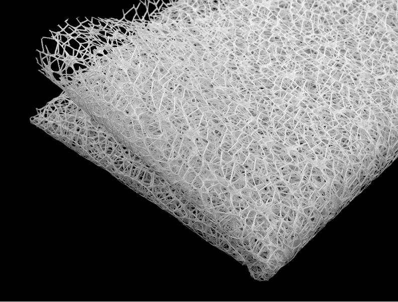 Dekoratīvs kokvilnas audums zirnekļtīkls