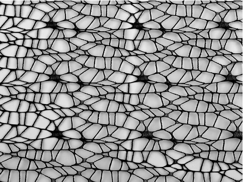 Dekoratīvs kokvilnas audums zirnekļtīkls