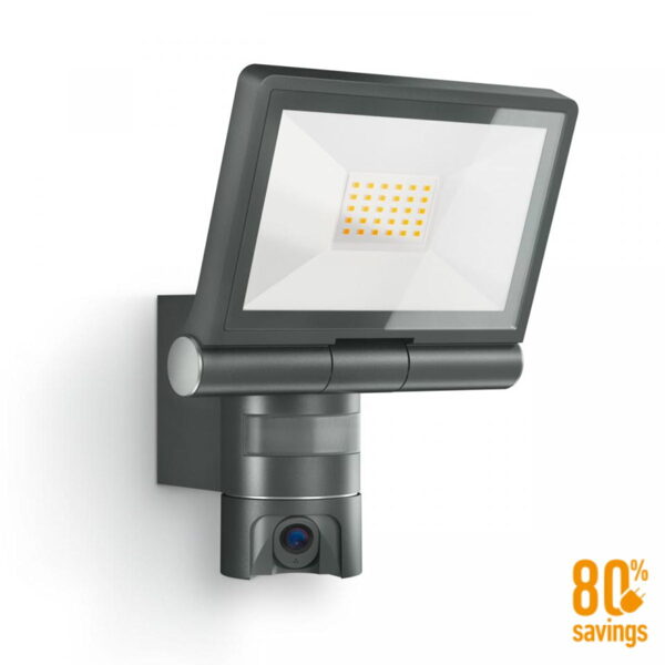 Steinel XLED CAM 1 sensora prožektors ar Full HD videokameru un papildus drošības funkciju mājoklim