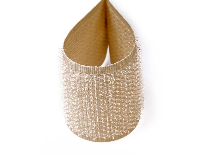 Velcro lenta āķīši 20 mm gaiši bēšs