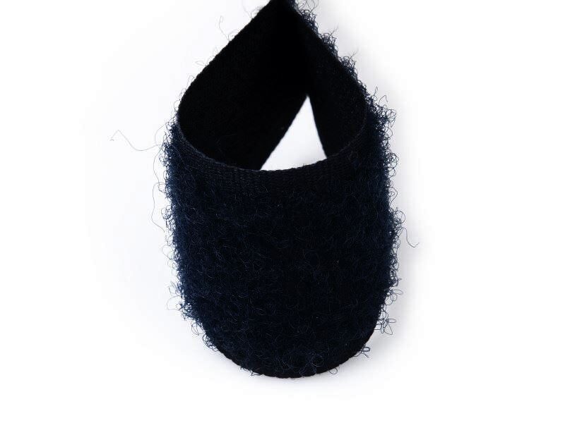 Velcro lenta - mīkstā daļa 20 mm armijas zila