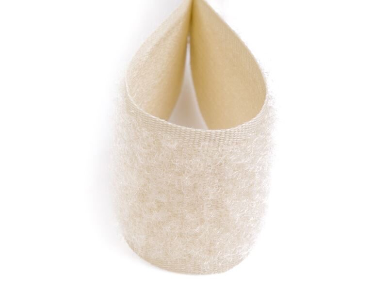 Velcro lenta - mīkstā daļa 25 mm gaiši bēšs