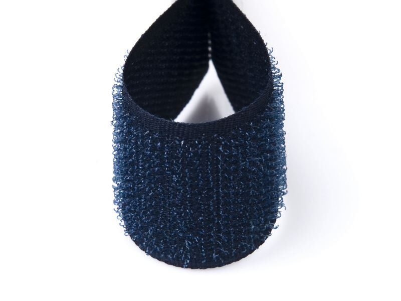 Velcro lenta - āķi 25 mm armijas zila