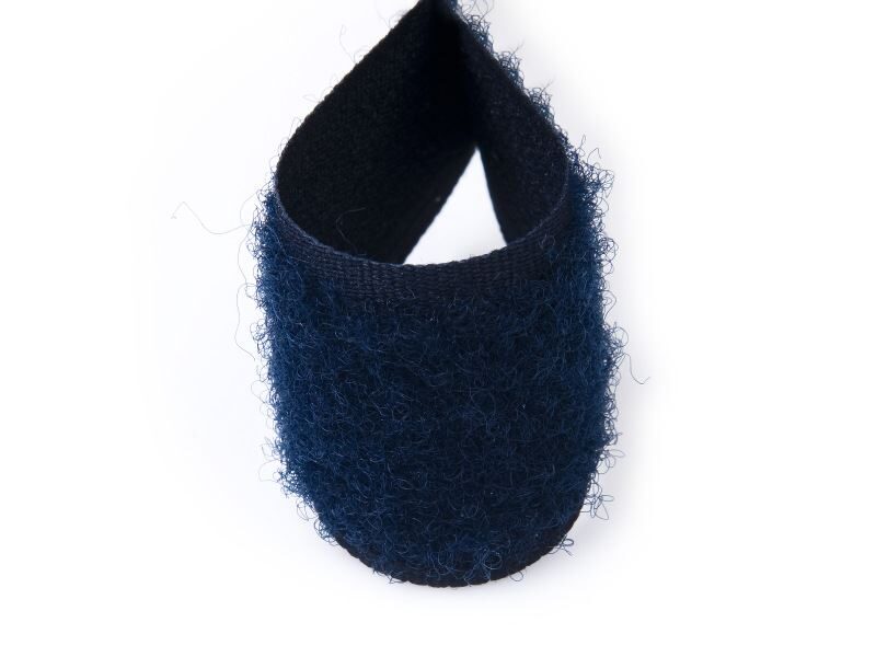 Velcro lenta - mīkstā daļa 25 mm armijas zila