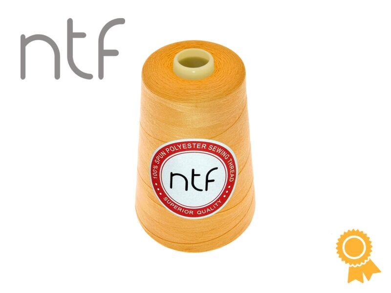 Poliestera diegs NTF 40/2 dzintara dzeltens A520 5000yd