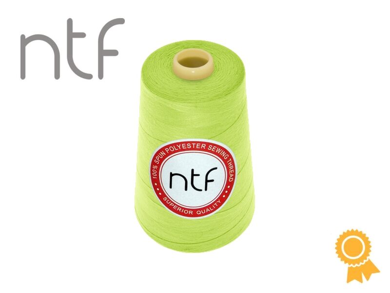 Poliestera diegs NTF 40/2 citrons-laims A589 5000yd