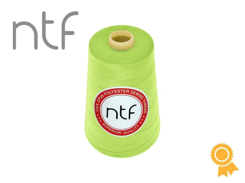 Poliestera diegs NTF 40/2 neona dzeltens A586 5000yd