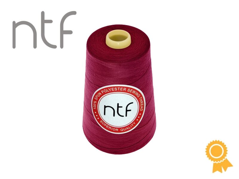 Poliestera diegs NTF 40/2 putekļains ķiršu sarkans A575 5000yd