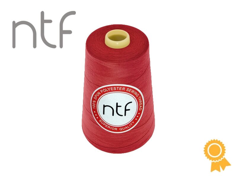 Poliestera diegs NTF 40/2 ingvera sarkans A571 5000yd