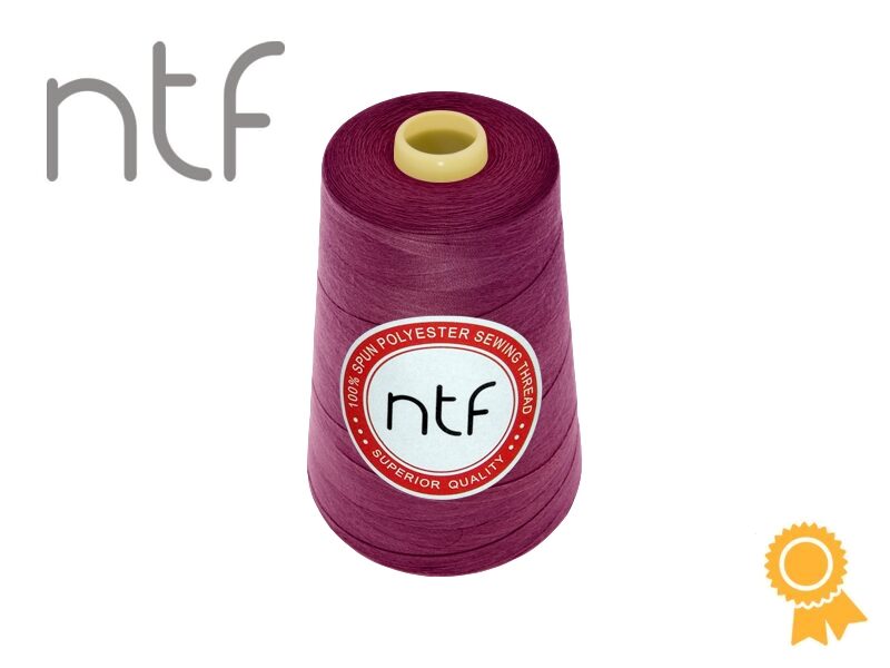 Poliestera diegs NTF 40/2 sarkani violets A581 5000yd